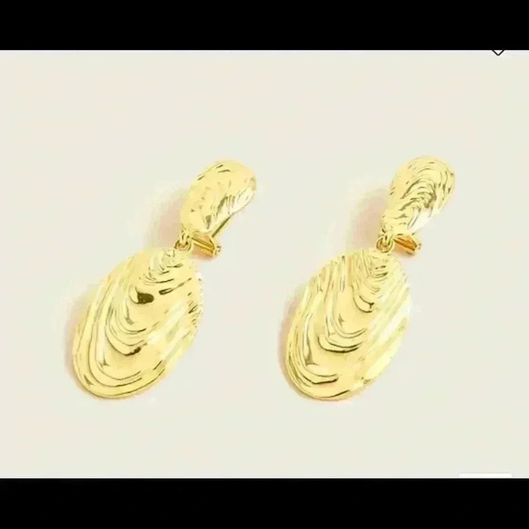 J Crew Magma Drop Earrings in Gold - Picture 3 of 3